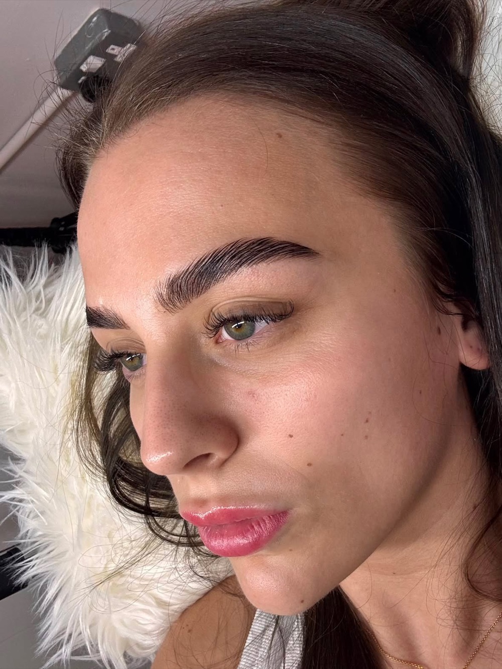 Client brow transformation by The Missy Edit